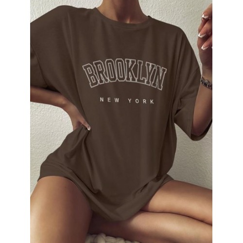Oversized BROOKLYN Graphic Tee