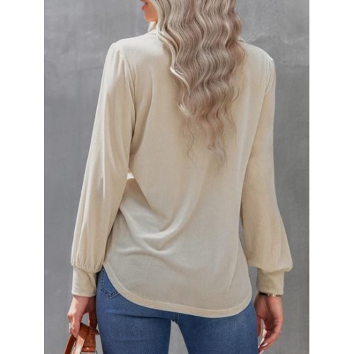 Shiny Velvet Button Down Shirt