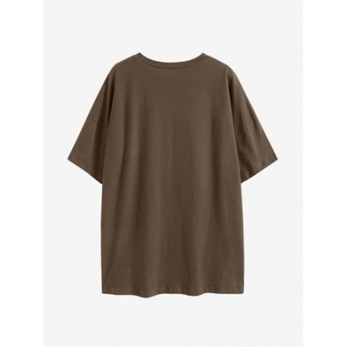 Sketch Women Print Drop Shoulder T Shirt