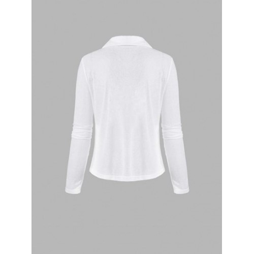 Semi Sheer Pocket Tied Shirt Semi Sheer Pocket Tied Shirt