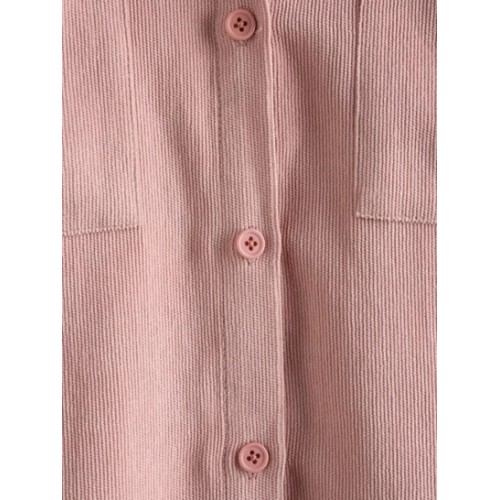 Corduroy Pocket Short Sleeve Shirt