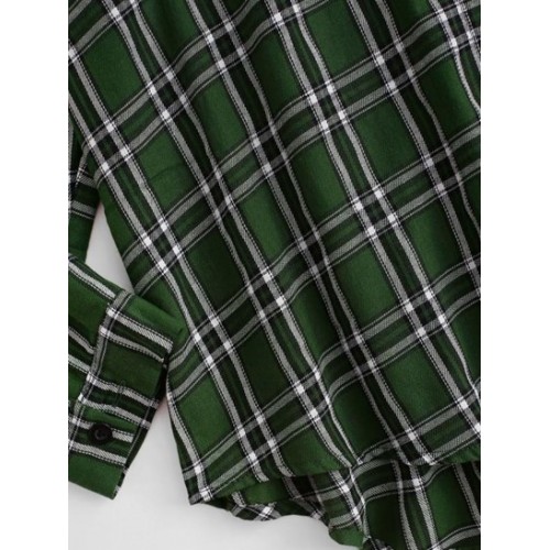 Plaid Boyfriend Button Down Shirt