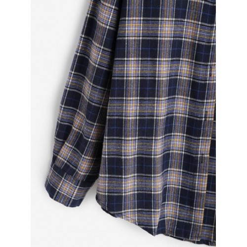 Plaid Pocket Boyfriend Shirt