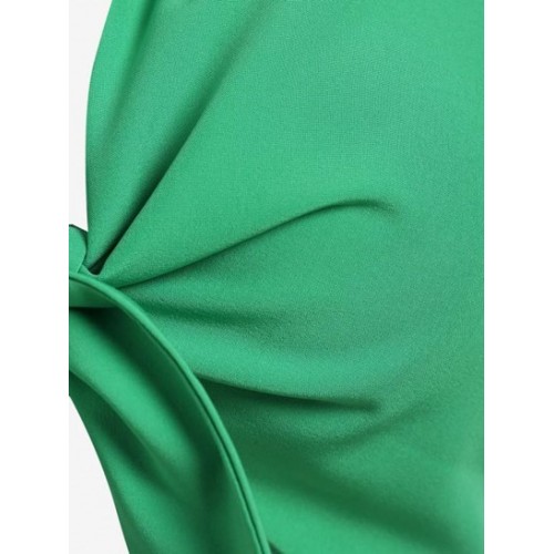 Tied Front Crop Shirt Tied Front Crop Shirt