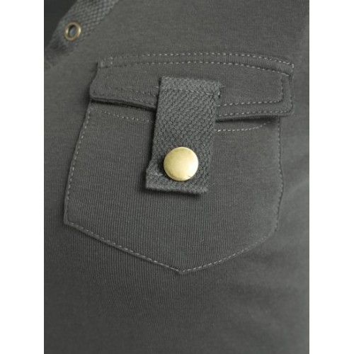 Cargo Pocket Collared Slim Tee